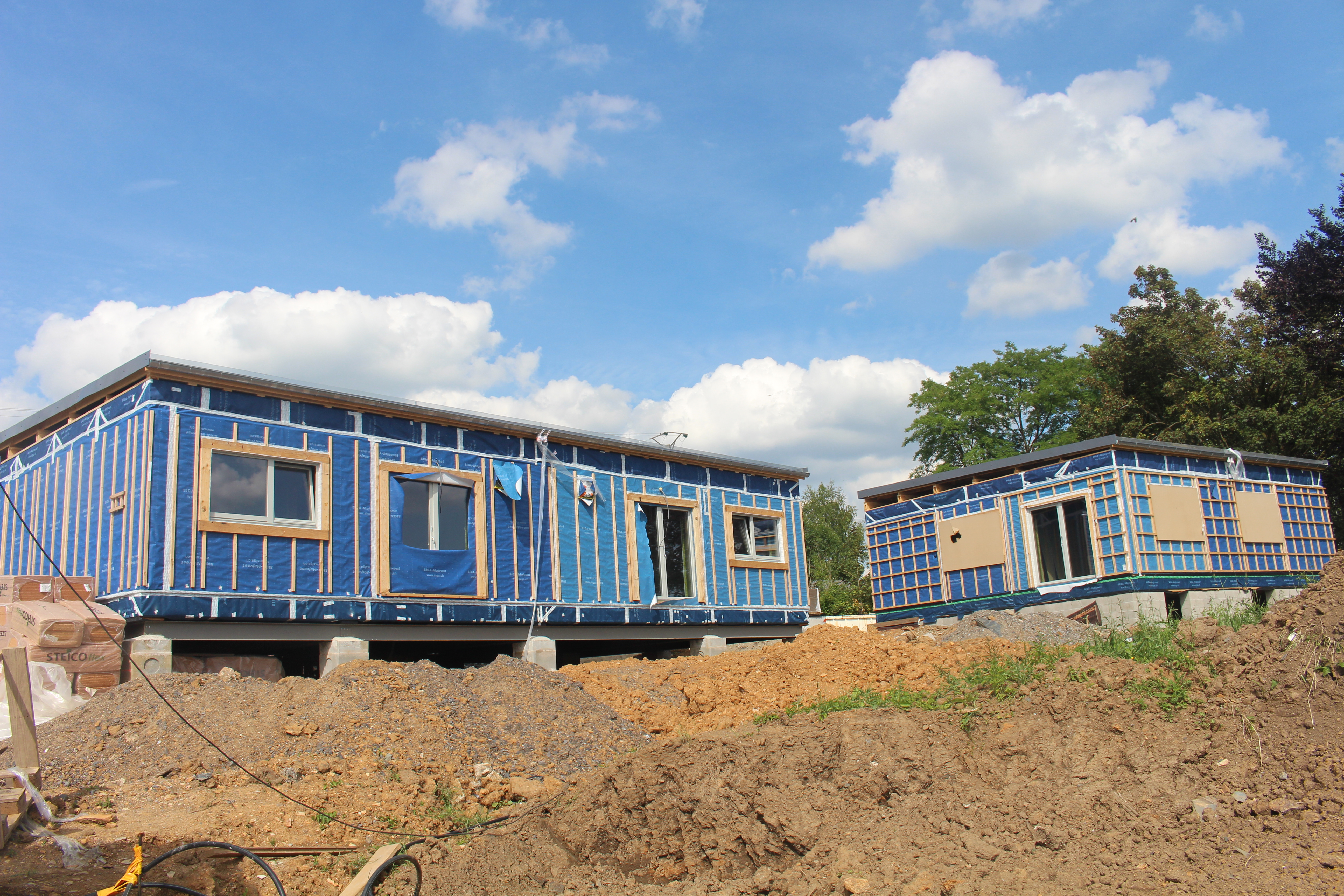 Visite chantier juin 2015 : construction habitations